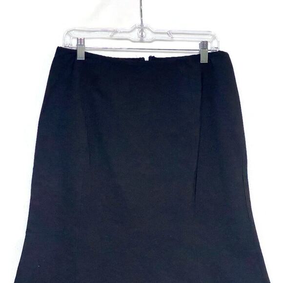 Shape FX A-Line Skirt Women's Size 12 Black Knee Length Lycra New w/Tags - Picture 6 of 9